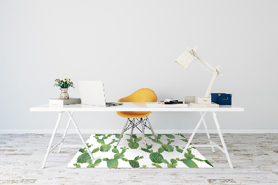 Office chair mat cacti