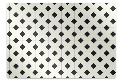 Office chair mat geometric pattern