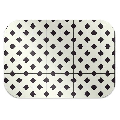 Office chair mat geometric pattern