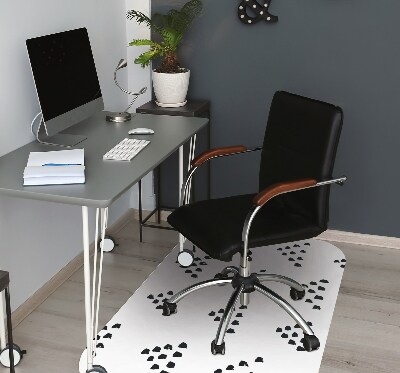 Office chair mat Scandinavian style