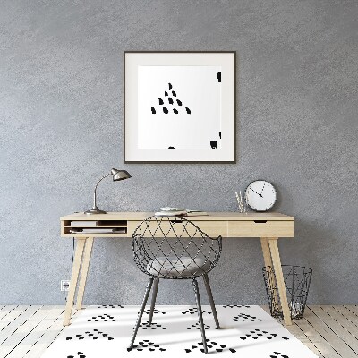 Office chair mat Scandinavian style