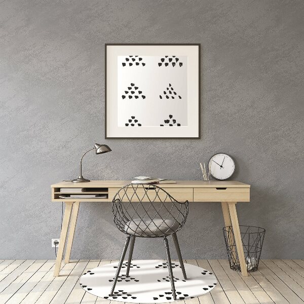 Office chair mat Scandinavian style