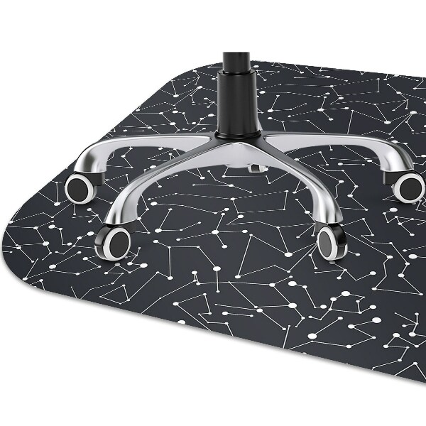 Office chair mat constellations galaxy