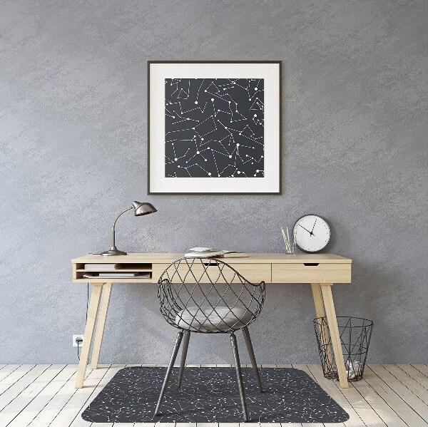 Office chair mat constellations galaxy