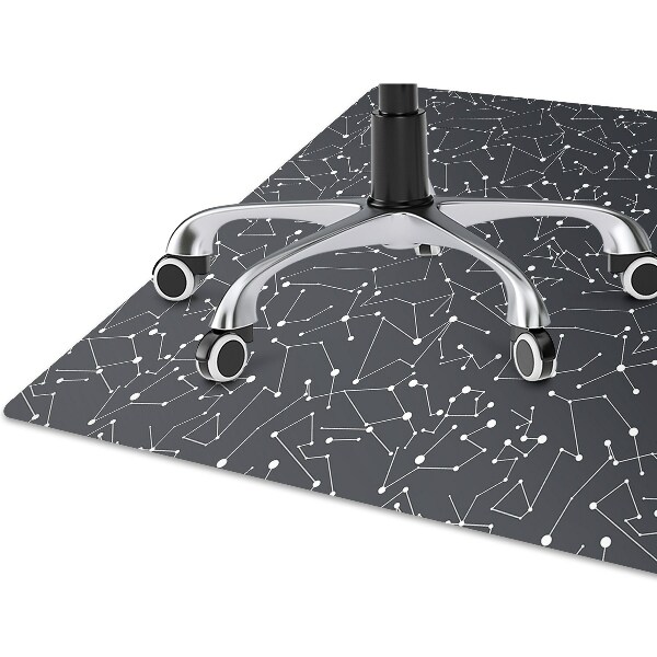 Office chair mat constellations galaxy