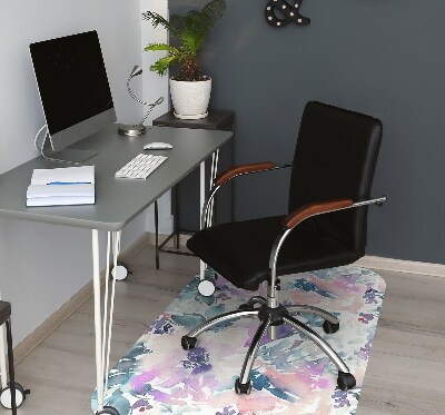 Office chair floor protector Flower garden