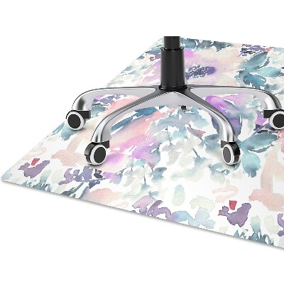 Office chair floor protector Flower garden