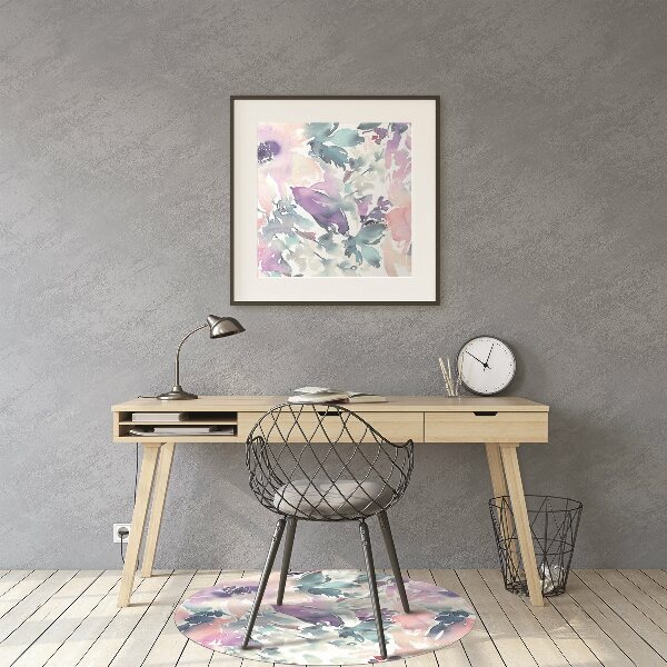 Office chair floor protector Flower garden