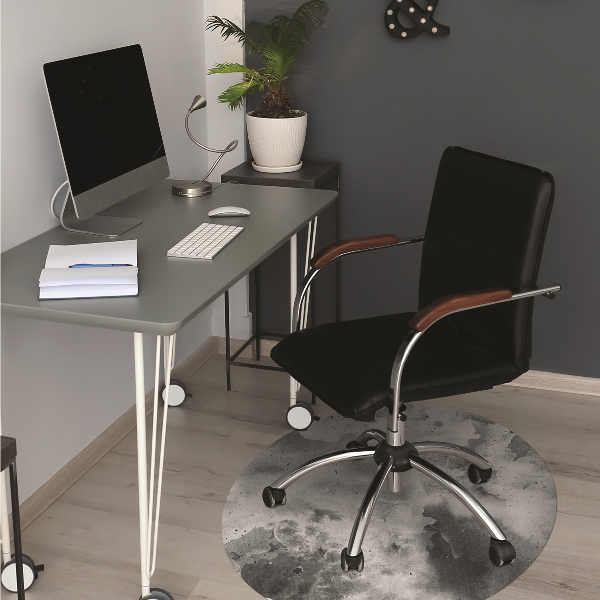 Desk chair mat Dark clouds
