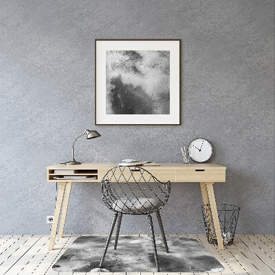 Desk chair mat Dark clouds