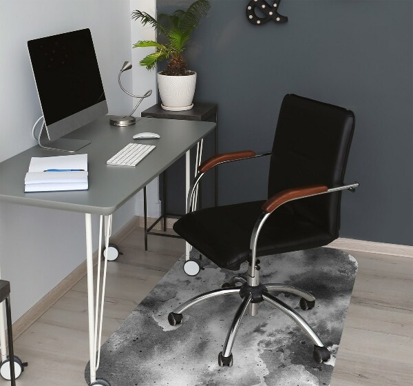 Desk chair mat Dark clouds
