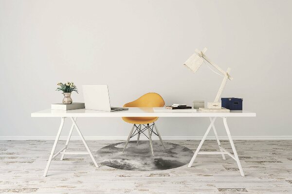 Desk chair mat Dark clouds