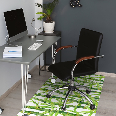 Office chair mat Bamboo