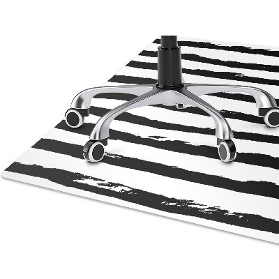 Office chair floor protector zebra