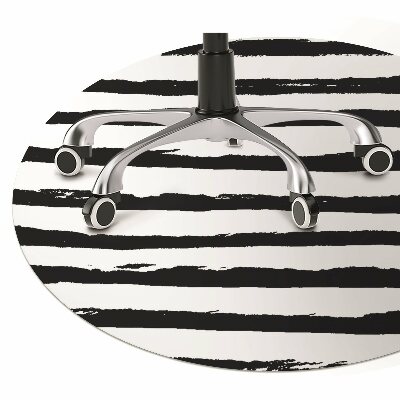 Office chair floor protector zebra