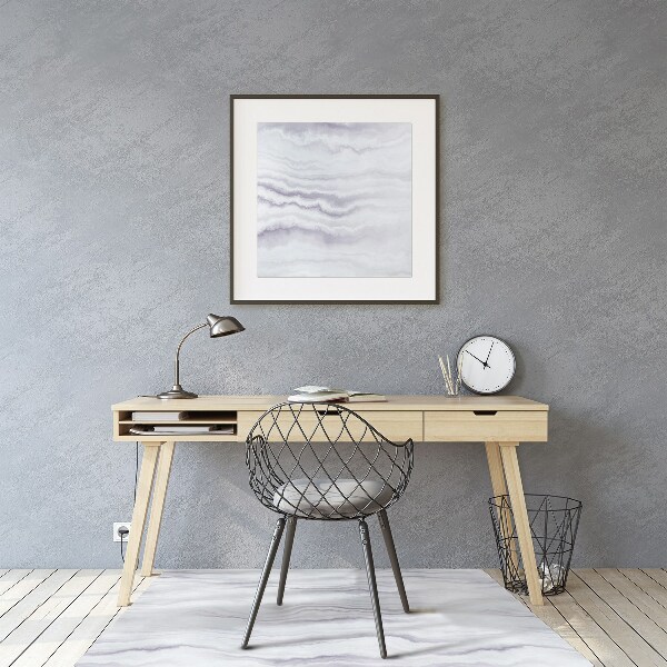 Desk chair mat Stone pattern
