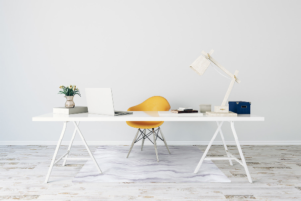 Desk chair mat Stone pattern