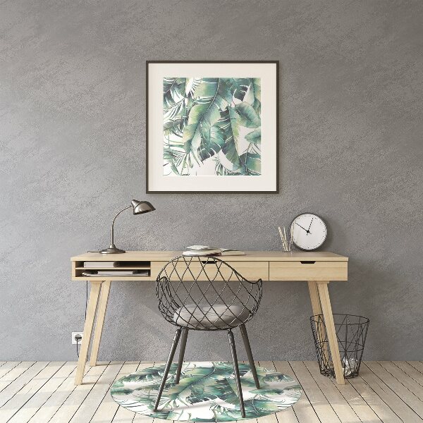 Chair mat floor panels protector Falling leaves