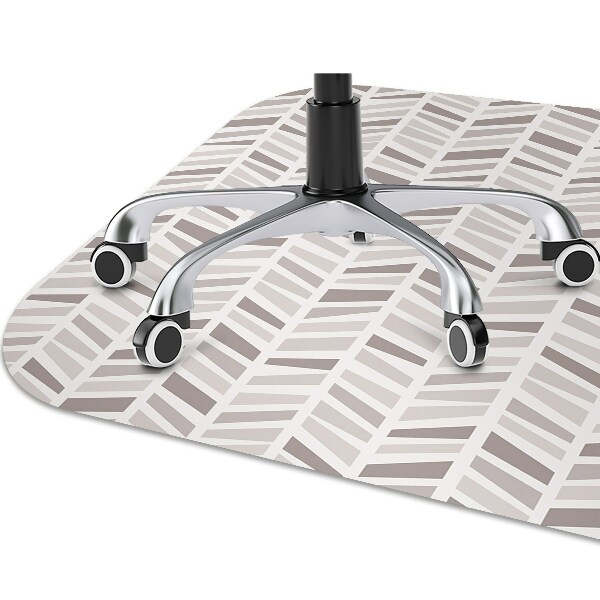 Chair mat Geometry of herringbone