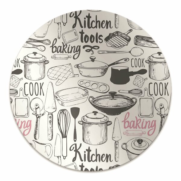 Office chair mat kitchen motives