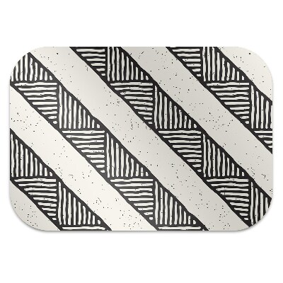 Desk chair mat ethnic pattern