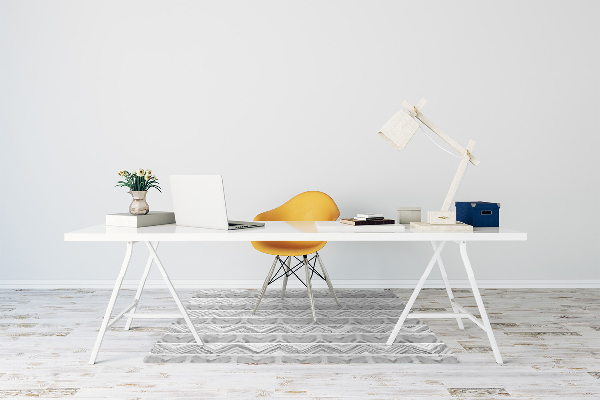 Office chair mat Scandinavian style