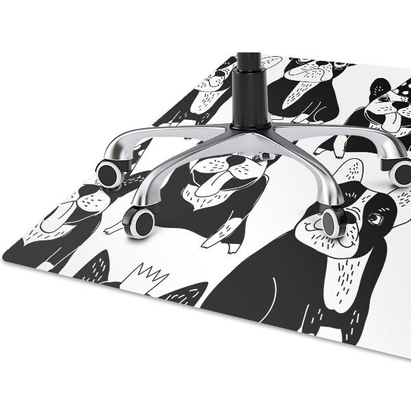 Office chair floor protector merry dogs