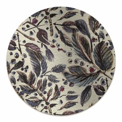 Office chair floor protector Vintage leaves