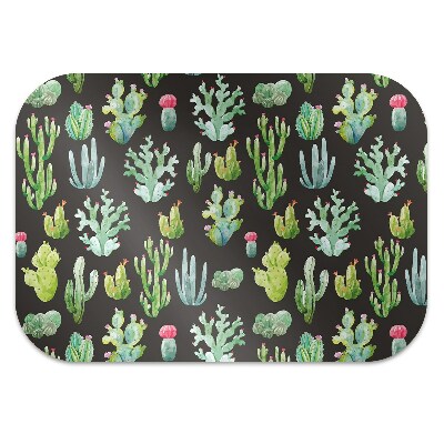 Chair mat floor panels protector The tiny cacti