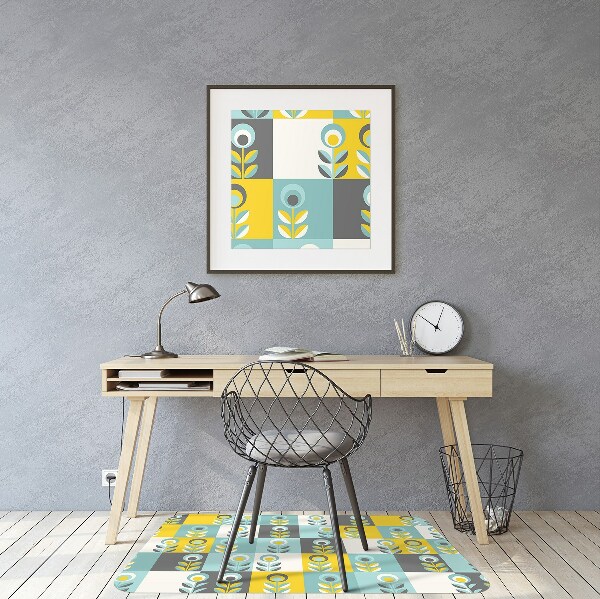 Office chair mat Scandinavian design