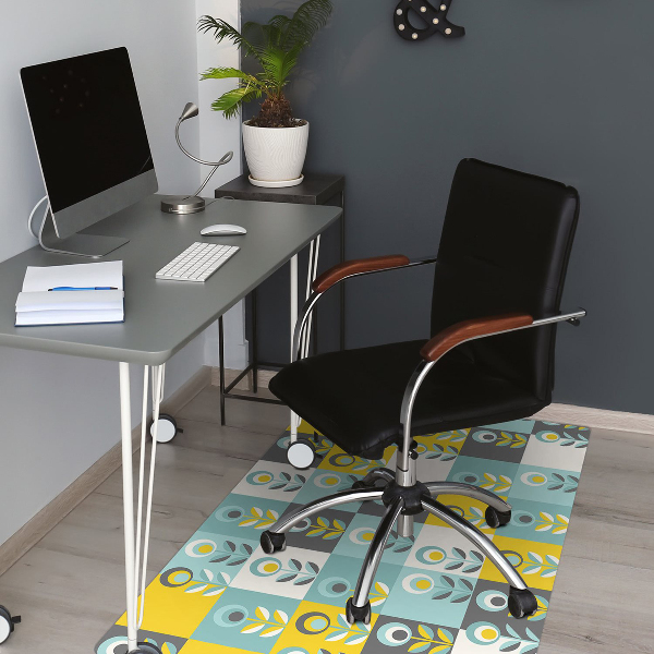 Office chair mat Scandinavian design