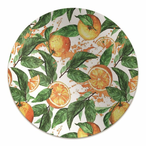 Office chair floor protector Oranges