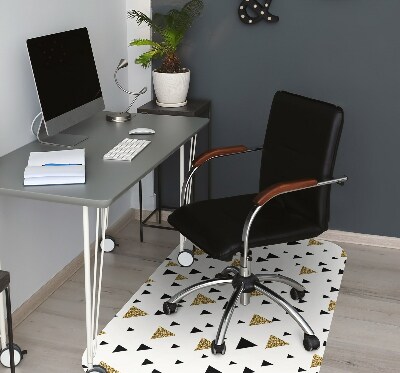 Office chair mat Triangle