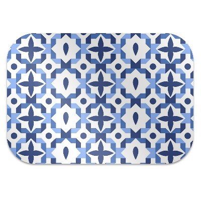 Office chair mat Moroccan pattern