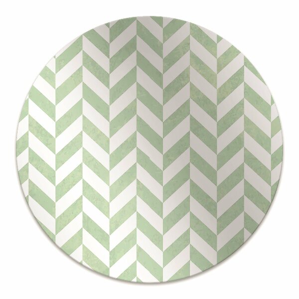 Office chair floor protector Herringbone pattern