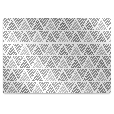 Office chair mat Triangles pattern