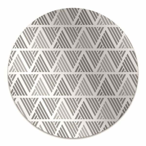Office chair mat Triangles pattern
