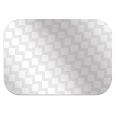 Chair mat floor panels protector 3D pattern of squares