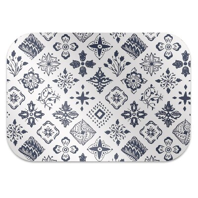 Office chair mat Moroccan pattern