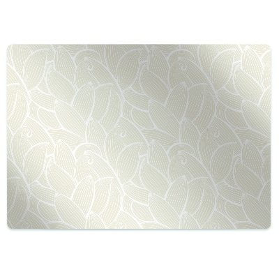 Office chair mat abstract pattern