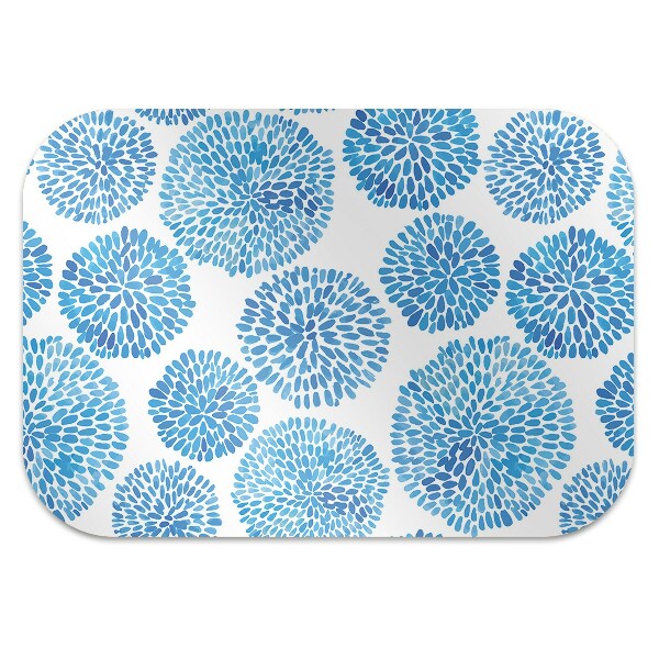 Desk chair mat Japanese pattern
