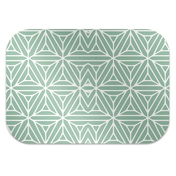 Office chair mat geometric shapes