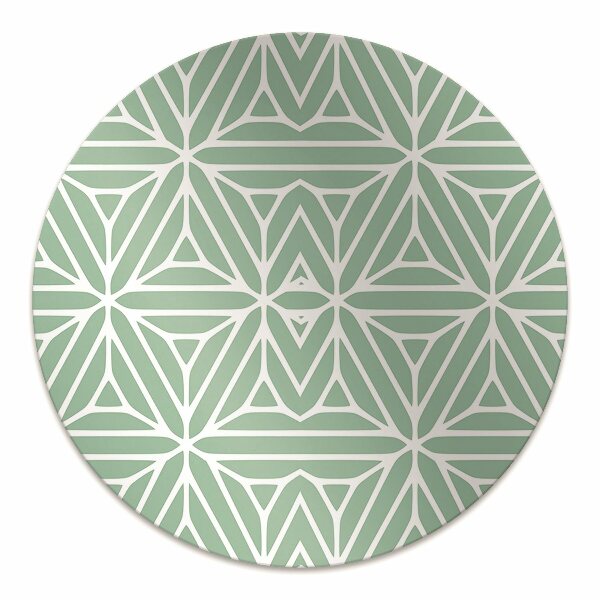 Office chair mat geometric shapes