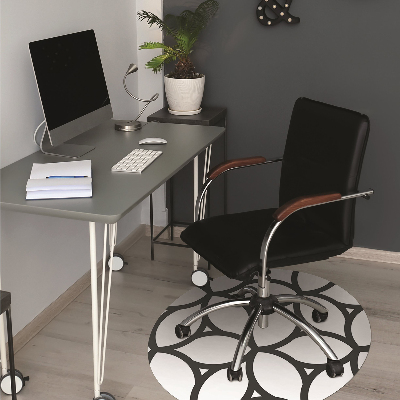 Office chair mat geometric Shapes