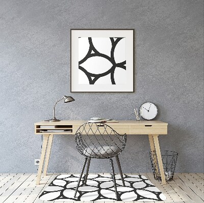 Office chair mat geometric Shapes