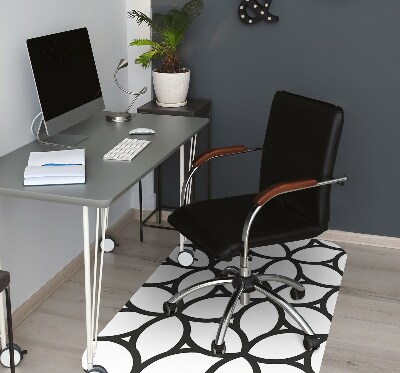 Office chair mat geometric Shapes