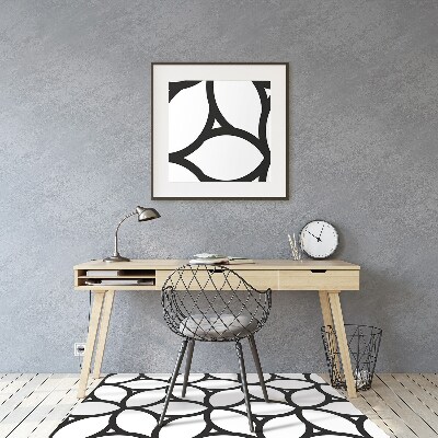 Office chair mat geometric Shapes