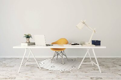 Computer chair mat Striped pattern