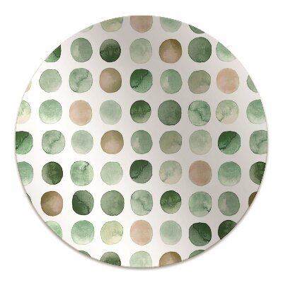 Office chair mat colored dots