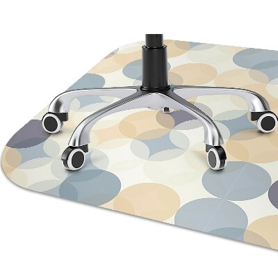 Office chair floor protector Wheels in a retro style